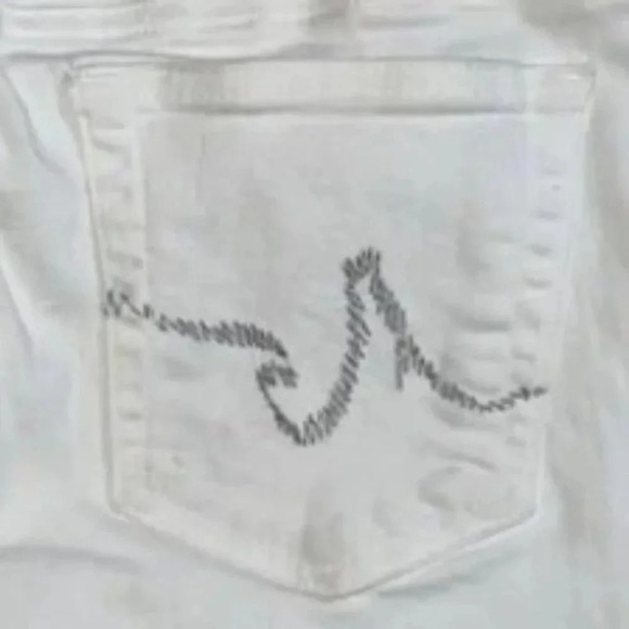 AG Adriano Goldschmied White Capri 5-Pocket Jeans Women size 30 - Picture 6 of 13
